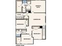 The upper level contains a gameroom and 4 bedrooms, including the owner's suite with a walk-in closet and bath at 829 Hallman Branch Ln, Lincolnton, NC 28092