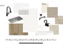 Selection of interior design elements including flooring, tiles, and fixtures in a contemporary style at 4033 Grommet Ct # 7, Matthews, NC 28105