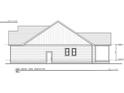 Right side elevation of a home showing a side door and windows at 6203 Flay Rd, Cherryville, NC 28021