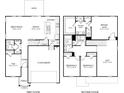 Detailed floor plan showcasing the layout of the home's first and second floors at 1210 Morehead Dr, Salisbury, NC 28144