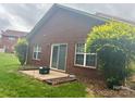 The home has a backyard featuring a small patio and sliding glass doors to let lots of sunlight in at 102 Brandywine Ne Dr # I-1, Conover, NC 28613