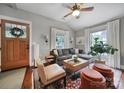 Cozy living room featuring hardwood floors, natural light and comfortable seating at 1713 Allen St, Charlotte, NC 28205