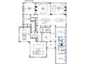 Detailed floor plan showcasing the layout with owner's suite, multiple garages, kitchen, and bedrooms at 19329 Youngblood W Rd # 4, Charlotte, NC 28278