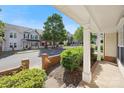 A view from the porch looking out onto the well-maintained street at 4100 B Christine Ln, Waxhaw, NC 28173