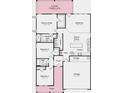 Detailed floor plan showcasing the layout of this home with the primary suite and gathering room at 320 Basil Dr, Indian Trail, NC 28079