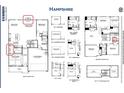 Detailed floor plan illustrating the layout of the Hampshire model home with multiple rooms and optional features at 140 Ventor Way, Mooresville, NC 28115