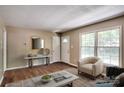 Cozy living room with modern decor and comfortable seating near the entryway at 3455 Hickory Pl, Salisbury, NC 28144