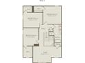 Second floor layout featuring bedrooms, bathrooms, a loft and generous walk in closets at 13940 Penbury Ln # 402, Charlotte, NC 28278