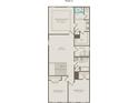 Second floor plan featuring the owner's suite, loft, laundry, 2 bathrooms, and 2 additional bedrooms at 15926 Parkside Crossing Dr # 322, Charlotte, NC 28273