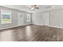 Bright living room with neutral paint, hardwood flooring, and natural light at Tbd Alf Hoover Rd # 4, Lincolnton, NC 28092