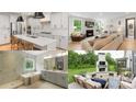 Home interior collage: kitchen, living room, bath and patio at 4174 Charlton Rd, Fort Mill, SC 29715