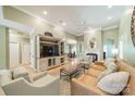 Spacious living room with hardwood floors, fireplace, and open layout perfect for entertaining at 12039 Lawings Corner Dr, Huntersville, NC 28078