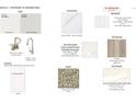 Selection of home interior materials featuring paint colors, carpet, cabinets, and countertops at 7065 Stella Pl, Stanley, NC 28164
