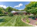Charming single-story home with meticulously landscaped front yard, lush lawn, and colorful flowerbeds at 3008 Imperial Dr, Gastonia, NC 28054
