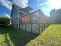 Large back deck perfect for entertaining overlooking the spacious yard at 517 Grassy Creek Run, Chester, SC 29706