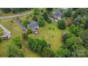 Spacious yard with pool and recreational areas, surrounded by lush trees at 2906 Chapman Cir, Rock Hill, SC 29732
