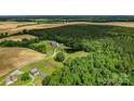 Expansive estate featuring a pond, wooded acreage and cultivated fields, offering privacy and natural beauty at 4111 Jenkins Rd, Marshville, NC 28103