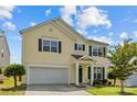 Charming two-story home with a manicured lawn and attached two-car garage at 4531 Dalbeth St, Charlotte, NC 28213