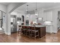 Spacious kitchen with a large center island, stainless steel appliances, and pendant lighting at 270 Kemp Rd, Mooresville, NC 28117