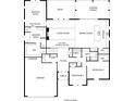 Layout of the home featuring an open-concept living space with the kitchen flowing into the dining and living rooms at 1061 The Glen St, Statesville, NC 28677