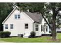 Exterior view of home with a white exterior and black shutters at 330 17Th Nw St, Hickory, NC 28601