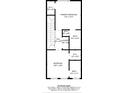 Upstairs floor plan featuring a primary bedroom, bathrooms, laundry, walk-in closets, and secondary bedroom with dimensions at 16930 Summers Walk Blvd, Davidson, NC 28036