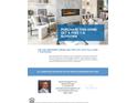Modern living room with stylish fireplace, sleek furniture, and neutral color palette, creating a comfortable and inviting space at 13618 Tranquil Day Dr, Matthews, NC 28105
