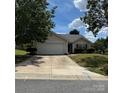 Charming one-story home featuring an attached garage and well-maintained front yard at 3012 Longspur Dr, Matthews, NC 28105