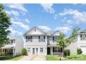 Attractive two-story home with a manicured lawn, offering a blend of comfort and style at 5141 Grays Ridge Dr, Charlotte, NC 28269