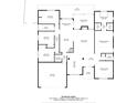 Detailed floor plan showcasing the layout of the home, including bedrooms, bathrooms, kitchen, and living spaces at 146 Burtons Barn Rd, Mooresville, NC 28115