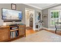 Inviting living room with hardwood floors, and stylish decor at 2432 Hassell Pl, Charlotte, NC 28209