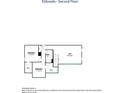 Eldorado second floor plan showing the loft, two bedrooms, and a full bath at 2517 Mabel Ln, Monroe, NC 28110