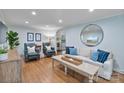 Comfortable living room featuring stylish decor and a relaxing atmosphere at 6208 Rocky Falls Rd, Charlotte, NC 28211