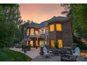 Beautiful brick home with a large patio and spiral staircase leading to the upper level at 2200 Capes Cove Dr, Sherrills Ford, NC 28673