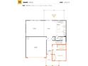An open-concept floor plan with a kitchen, Gathering room, nook, garage, and a bedroom at the entry at 1005 Cunningham Farm Dr, Indian Trail, NC 28079