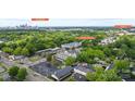 Aerial view of community near Charlotte and Noda with tree coverage at 1162 E 36Th St, Charlotte, NC 28205
