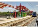 Bright and modern train station showcasing the streamlined architecture and public transit options in the area at 1162 E 36Th St, Charlotte, NC 28205