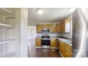 Functional kitchen equipped with stainless steel appliances and plenty of cabinet space at 2377 Mintew Cir, Lincolnton, NC 28092