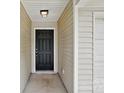 Close-up of a stylish front door, showcasing the entrance to the home at 13408 Golden Apple Ct, Charlotte, NC 28215