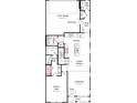 First floor floorplan featuring a two-car garage, owner's suite, gathering room, and kitchen at 3127 Beacon Heights Rd, Indian Land, SC 29707