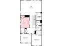 Second floor of floor plan with loft, study, bath 2, bedroom 2, and bedroom 3 at 3117 Beacon Heights Rd, Indian Land, SC 29707
