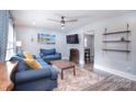 Spacious living room featuring comfortable seating and stylish decor at 3623 Braden Dr, Charlotte, NC 28216
