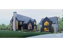 Stylish modern home featuring clean lines, large windows, and a lush green lawn at 866 Concord Rd # 1C, Davidson, NC 28036