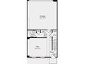 Floorplan for the first floor showing garage, half bath, flex space and foyer at 316 Catawba Ave, Davidson, NC 28036