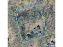 An aerial view of the property shows the layout of the home and surrounding acreage at 4620 Binwhe Ln, Gastonia, NC 28052