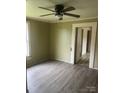 Bedroom with light gray floors and a large doorway at 1418 Old Wilkesboro Rd, Salisbury, NC 28144