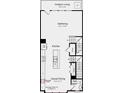 Second floor floorplan featuring kitchen, gathering room, casual dining and half bath at 308 Catawba Ave, Davidson, NC 28036