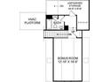 Floorplan depicts bonus room, bath, and unfinished storage on upper level at 2045 Mantle Ridge Dr, Indian Trail, NC 28079