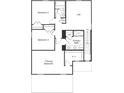 Upstairs floor plan with primary bedroom, walk-in closet, two additional bedrooms, loft, and bathrooms at 522 Ramona St # 44, York, SC 29745