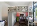 Unique bedroom design featuring a lofted bed and an efficient use of space for study and storage at 1215 Cardinal Dr # 9, Gastonia, NC 28052